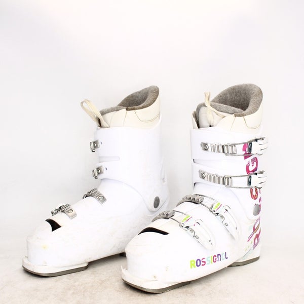 Rossignol Fun Girl J4 Star Juniors Ski Boot - Size 9.5 / Mondo 26.5 Used