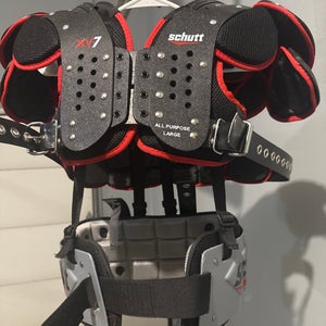 Large Adult Schutt Shoulder Pads, rib and back (New)