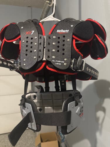 Large Adult Schutt Shoulder Pads, rib and back (New)