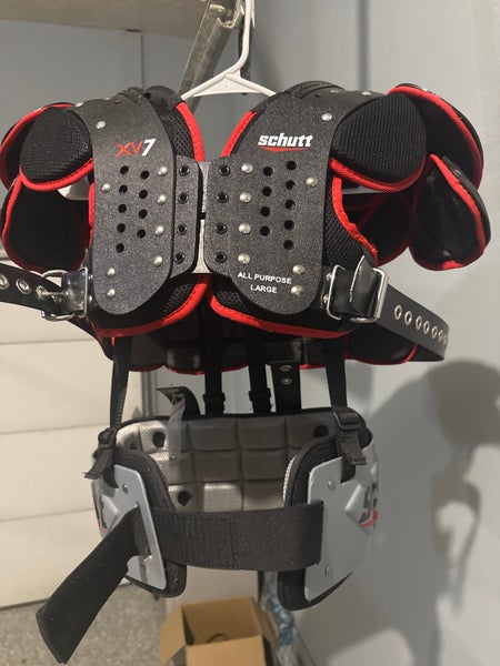 Large Adult Schutt Shoulder Pads, rib and back (New)