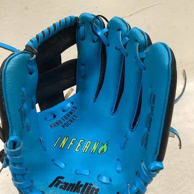 Used Franklin 24950 BB/SB Glove RH Throw Black And Royal Blue 9" 11725-S000491241