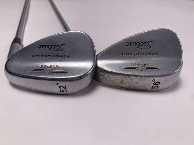 Titleist Vokey Chrome 200 Wedge Set 52* 8 | 56* 10 DG Wedge Steel Mens RH