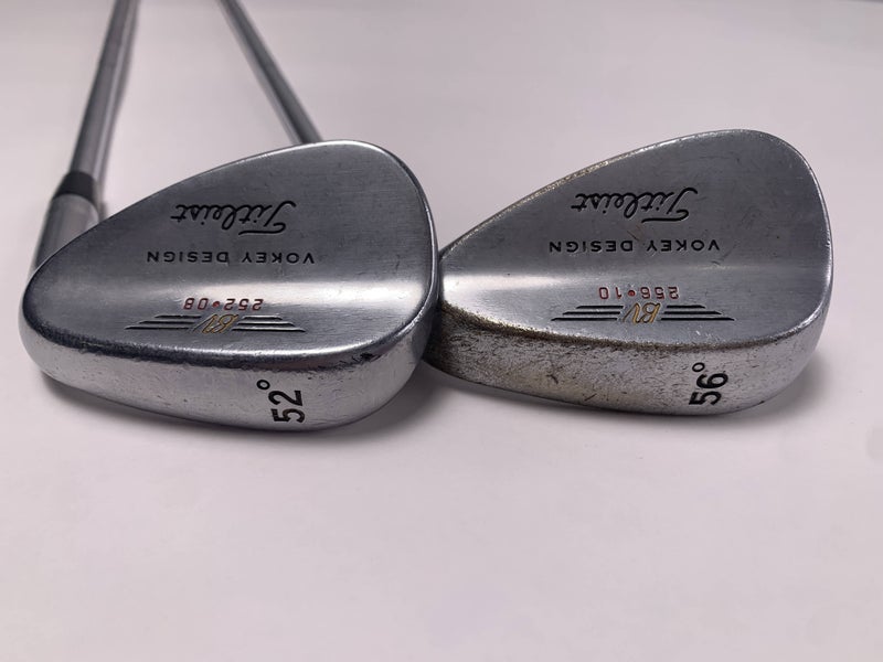 Titleist Vokey Chrome 200 Wedge Set 52* 8 | 56* 10 DG Wedge Steel Mens RH