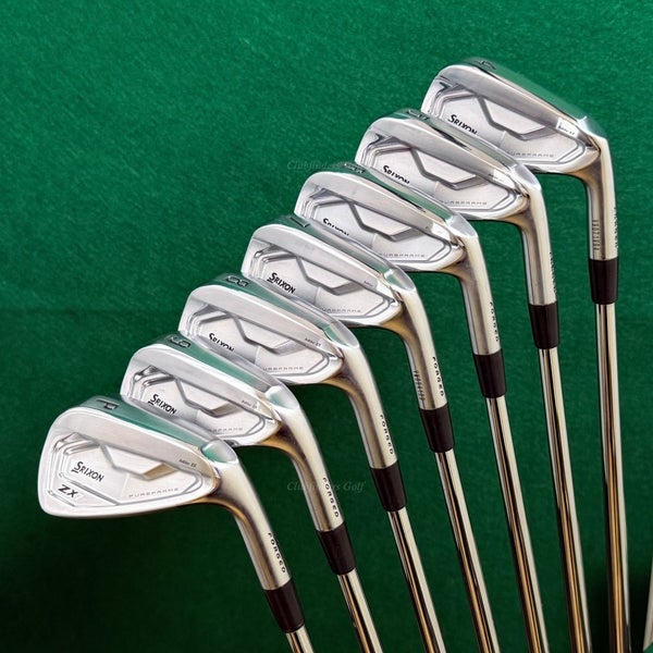 Srixon ZX7 MK II Forged 4-PW Iron Set Project X Rifle 6.5 Steel Extra Stiff