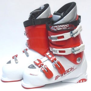 Atomic B-Tech J50 Junior Ski Boots - Size 8 / Mondo 26 Used