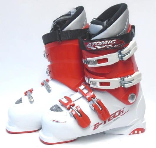 Atomic B-Tech J50 Junior Ski Boots - Size 8 / Mondo 26 Used