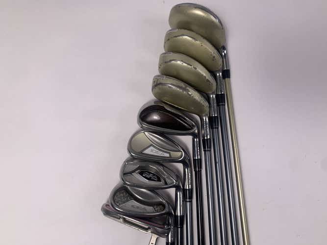 Adams Idea Club Set 3W 4-7H 8 PW SW Putter Womens Regular Graphite Womens RH