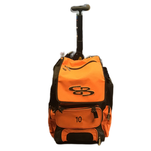 Used BoomBah BB/SB Player Wheeled Bag Orange 11730-S000066340