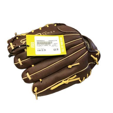 Used Franklin 22557 BB/SB Glove RH Throw Brown 12" 11730-S000066423