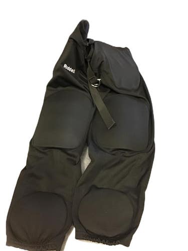 Used Riddell Adult FB Integrated Pants Black LG 11730-S000066482