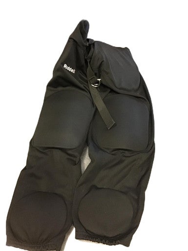 Used Riddell Adult FB Integrated Pants Black LG 11730-S000066482