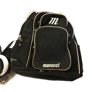 Used Marucci BB/SB Player Backpack Black 11730-S000066504