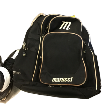 Used Marucci BB/SB Player Backpack Black 11730-S000066504