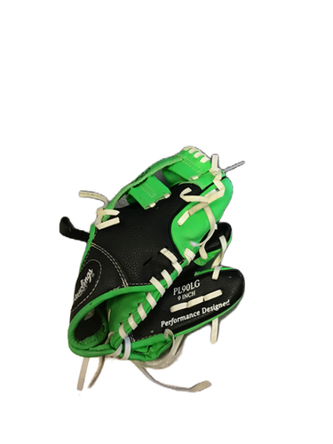 Used Rawlings PL90LG BB/SB Glove RH Throw Green 9" 11730-S000066541