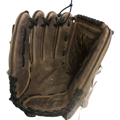 Used Rawlings RBG36DB Baseball Glove Left-Hand Throw Brown 12 1/2" 11730-S000067763