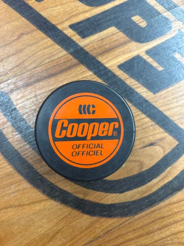 Cooper Official Puck