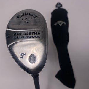 Callaway Big Bertha Heavenwood 5 Hybrid 26* Aldila Ladies Graphite RH HC