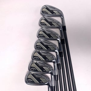 Callaway Mavrik Pro Iron Set 4-PW Fujikura Pro 95 Stiff Graphite Mens RH