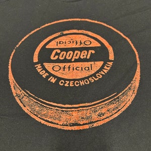 Old School Vintage Cooper Hockey Puck T-shirt