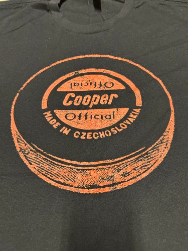 Old School Vintage Cooper Hockey Puck T-shirt