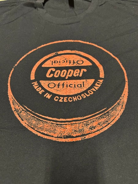 Old School Vintage Cooper Hockey Puck T-shirt