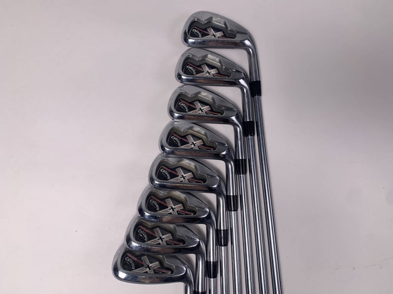 Callaway X Tour Iron Set 3-PW Project X Rifle Precision Stiff Steel Mens RH