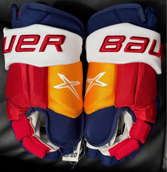 Bauer Vapor 2x Pro St Louis Blues Reverse Retro Pro Stock Hockey Gloves Size 15