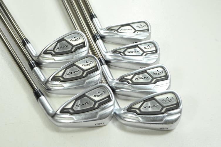 Callaway Apex CF 16 5-PW,AW Iron Set Regular Flex RH Recoil F3 Graphite #203849