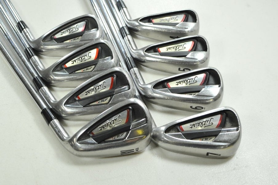 Titleist 714 AP1 4-PW,W Iron Set Stiff Flex Right DG D300 Steel # 203874