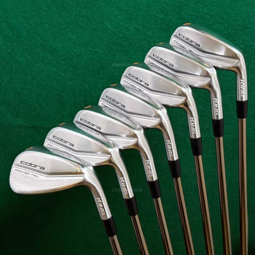 Cobra King Forged Tec 5-GW Iron Set UST Mamiya Recoil 110 F5 Graphite ExStiff