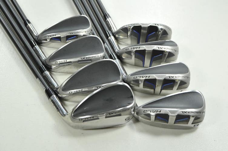 Cleveland Launcher XL Halo 5-PW,DW,SW Iron Set RH Senior Flex Graphite # 203873