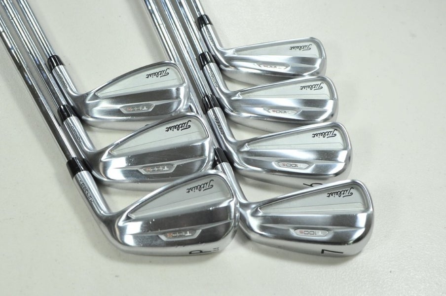 Titleist T100S 2021 4-PW Iron Set X-Stiff Flex Right NS Pro Modus3 Steel #203869