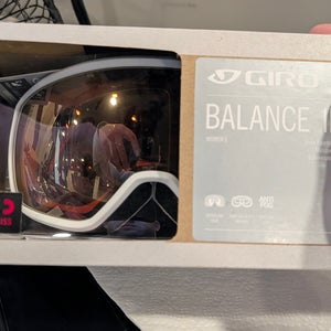 Women's Giro Balance II Ski Goggles (New) | White Monogram Strap | Vivid Copper Lens