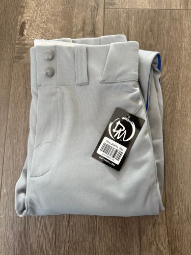 Gray Men's Small Adult Game Pants (New)