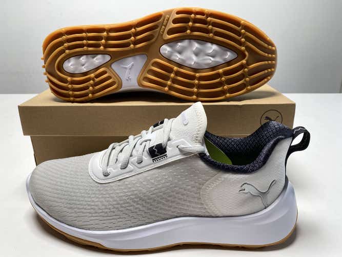 Puma Fusion Crush Sport Waterproof Golf Shoes Gray Men's SZ 9.5 (379204 06)