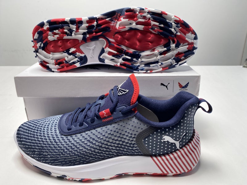 Puma Volition Fusion Crush Sport Golf Shoes Navy Men's SZ 10.5 (309784 01)