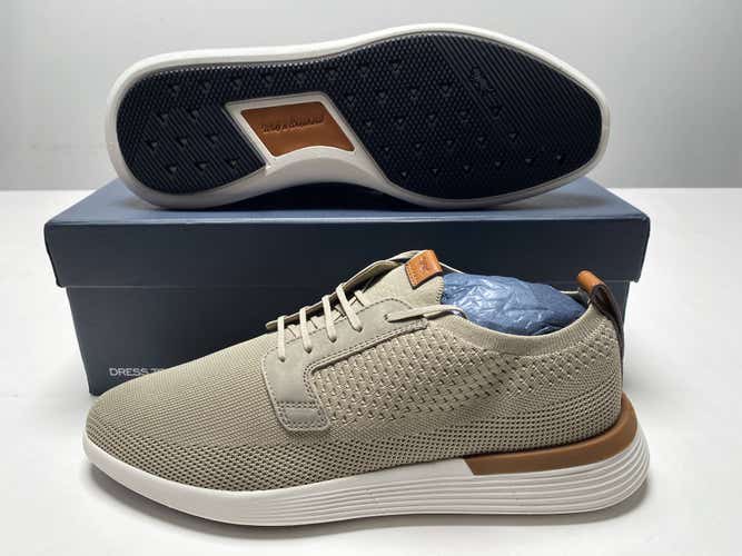 Wolf and Shepherd Swiftknit Derby Casual Shoes Beige Mens SZ 9 WS S22 SP11 D090