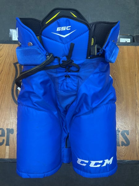 Used CCM Tacks 65C Sr. Medium Hockey Pants Royal.