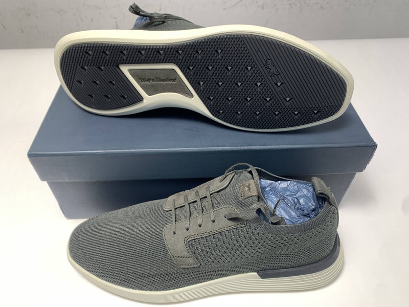 Wolf and Shepherd Swiftknit Derby Casual Shoes Gray Mens SZ 9 (WS F21 SP24 D090)