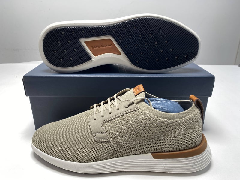 Wolf and Shepherd Swiftknit Derby Shoes Beige Men's SZ 10 (WS S22 SP11 D100)