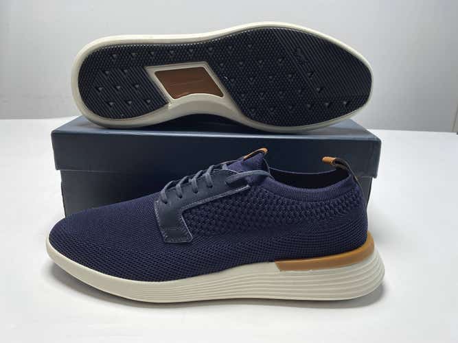 Wolf and Shepherd Swiftknit Derby Shoes Navy Blue Men's SZ 11 (WS F20 SP06 D110)
