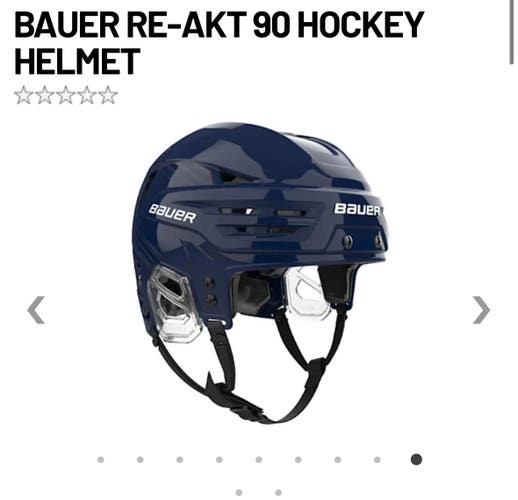 BAUER NAVY RE-AKT 90 HOCKEY HELMET