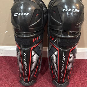 Junior CCM JetSpeed FT1 12" Shin Pads (New) Item#mnf1