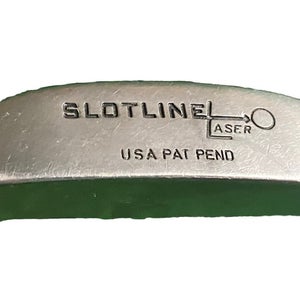 Slotline Laser Napa Blade Putter RH Fluted Steel 34 Inches Excellent Wrap Grip