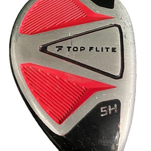 Top Flite Stainless 5h 5 Hybrid 25* Men's RH Senior Graphite 38.5" Factory Grip