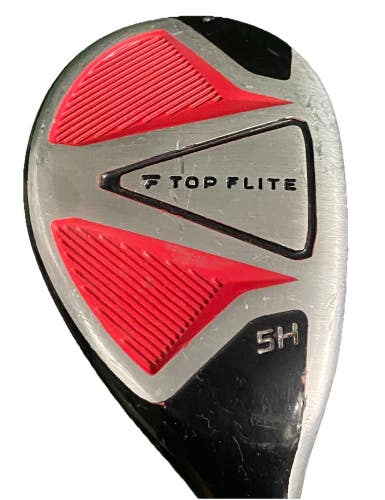 Top Flite Stainless 5h 5 Hybrid 25* Men's RH Senior Graphite 38.5" Factory Grip