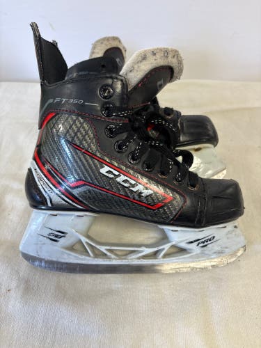 CCM JetSpeed FT350 Hockey Skates Regular Width Size 2 (Used)
