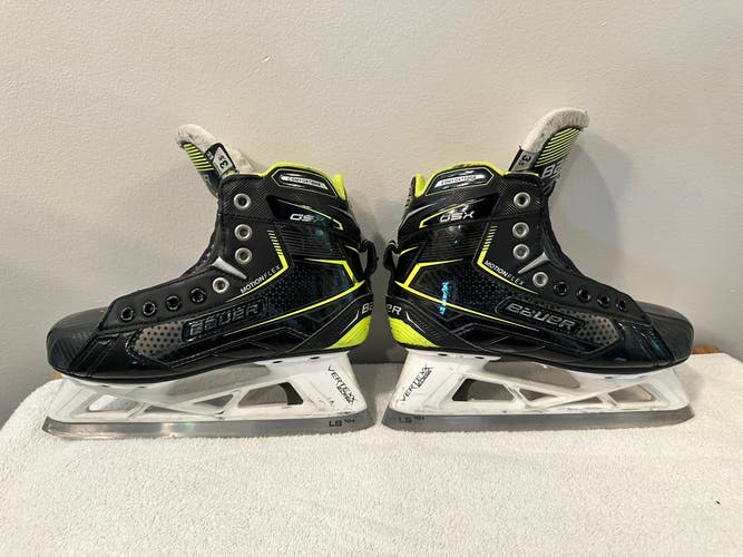 Bauer GSX Hockey Goalie Skates Extra Wide Width Size 3.5 (Used)