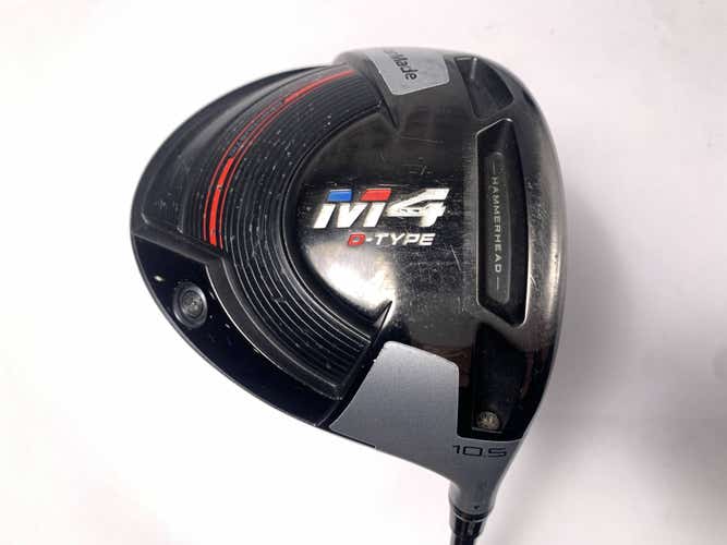TaylorMade M4 D-Type Driver 10.5* Fujikura Atmos 5R Red Regular Graphite Mens RH