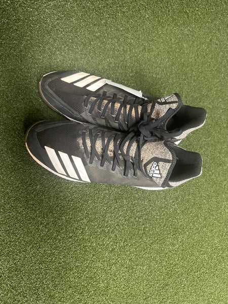 Black Men's Size M 11.5 (W 12.5) Adidas Low Top Metal (Used)(#11189)